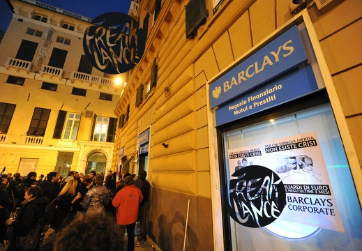 Genova - crisi economica - manifestazione studenti e attivisti