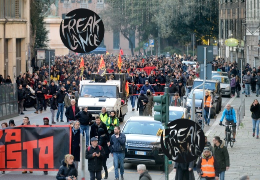 Genova - corteo antifascista del 3 Febbraio