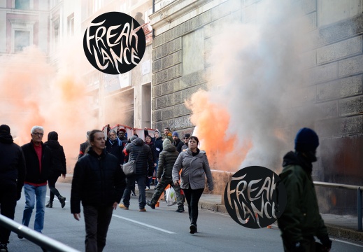 Genova - corteo antifascista del 3 Febbraio