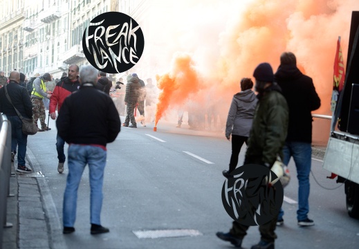 Genova - corteo antifascista del 3 Febbraio