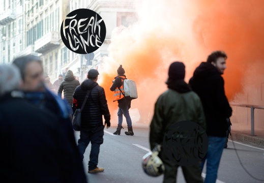 Genova - corteo antifascista del 3 Febbraio