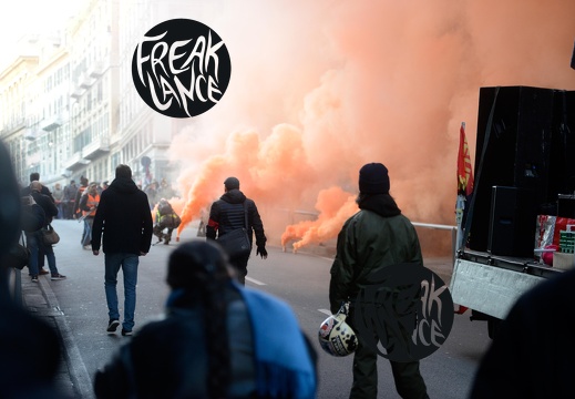 Genova - corteo antifascista del 3 Febbraio