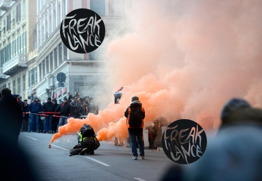 Genova - corteo antifascista del 3 Febbraio