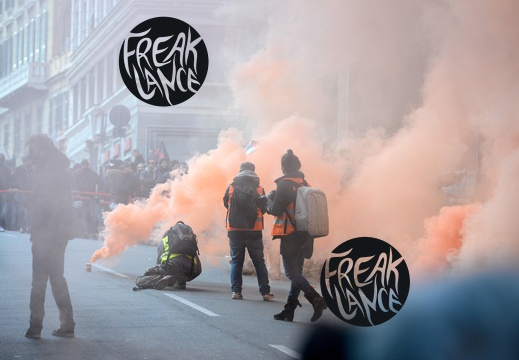 Genova - corteo antifascista del 3 Febbraio